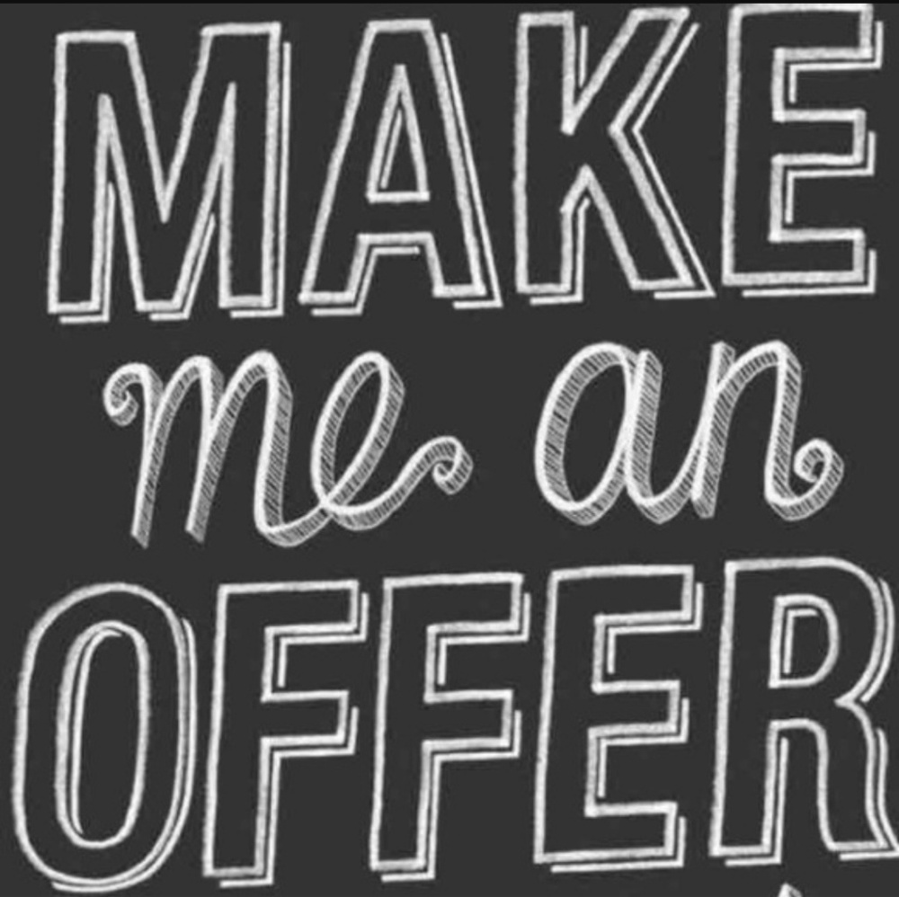 Reasonable offers welcome!!